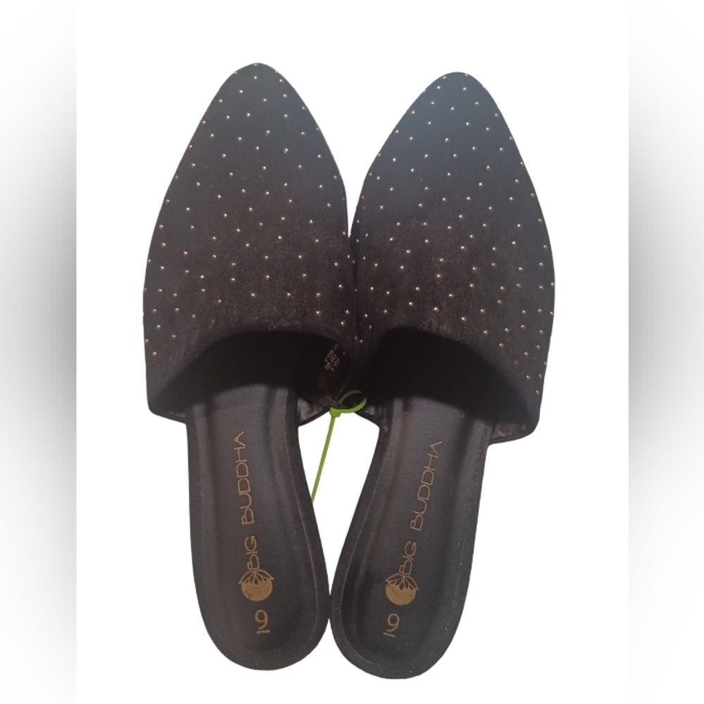 Big Buddah Mule Flats Size 9
